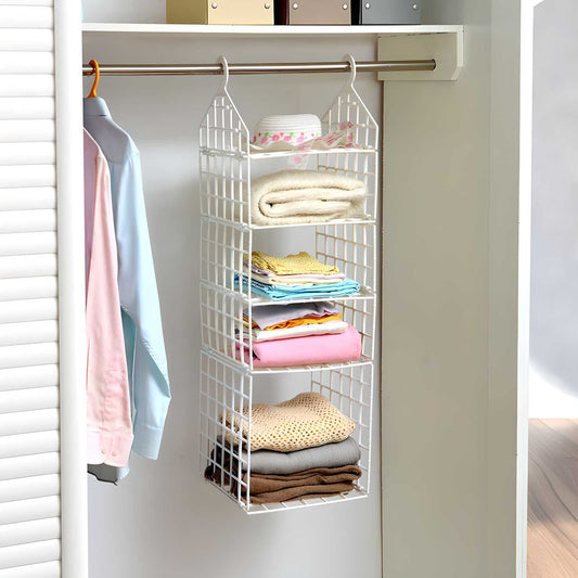 5 Layer Folding Clothes Storage Hanging Organizer