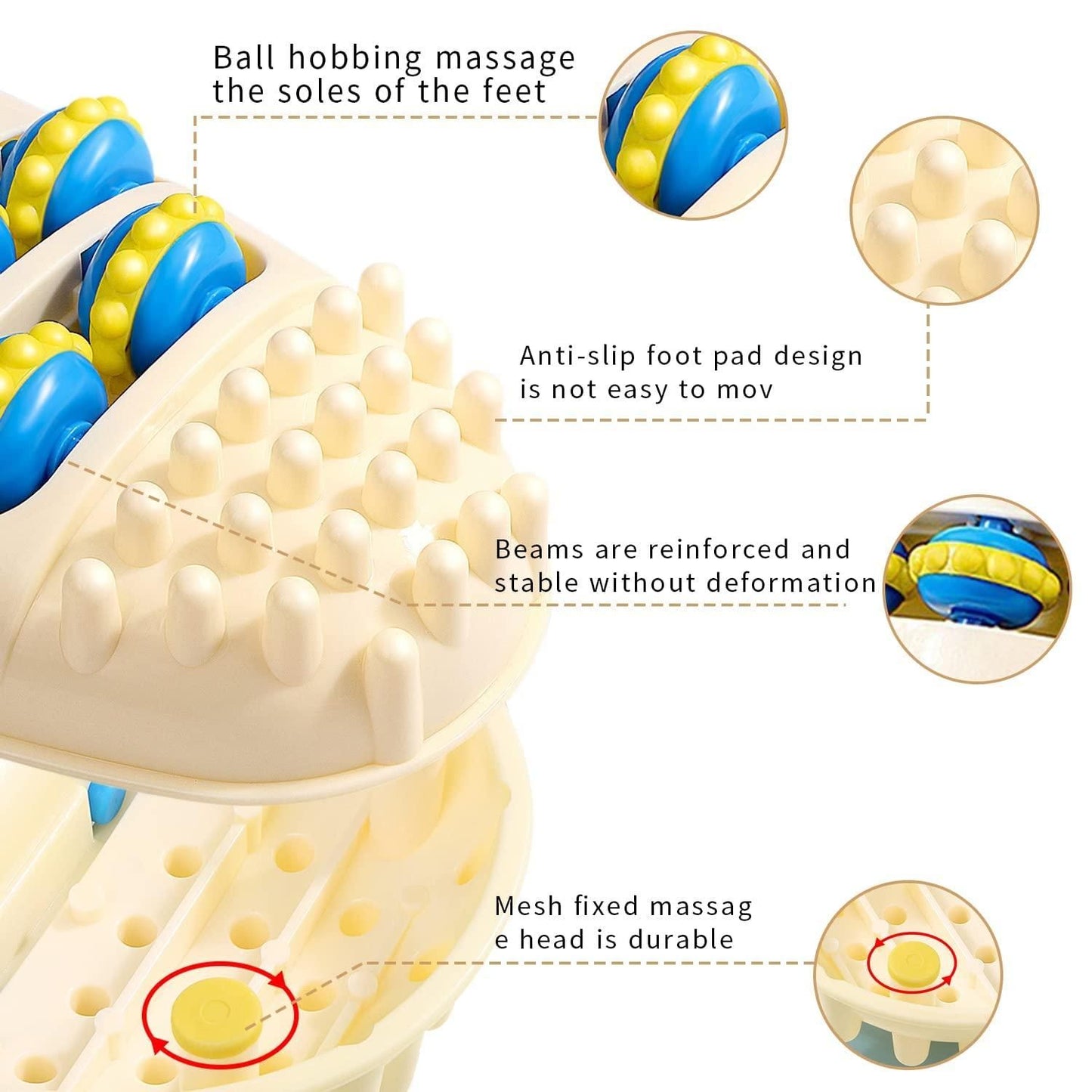 Foot Roller Massager Pad