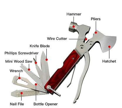 10 In 1 Multi-functional Pocket Hand Tool Set