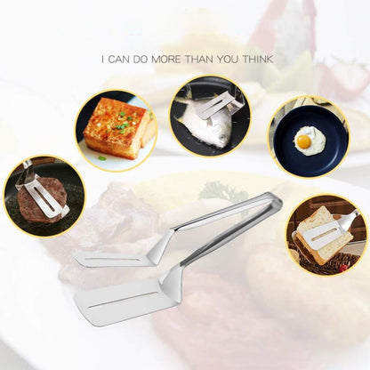 Multifunctional Food Clip Tongs Steak Fried Shovel