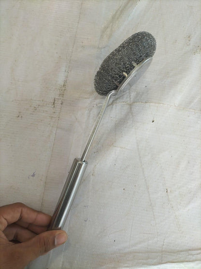 Stainless Steel Scrubber With Handle