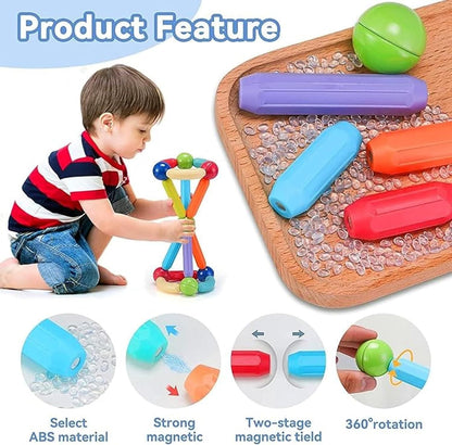 Toys Magnetic Sticks 36 pcs Building Blocks for Kids Big Magnetic Toys