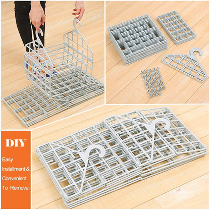 5 Layer Folding Clothes Storage Hanging Organizer