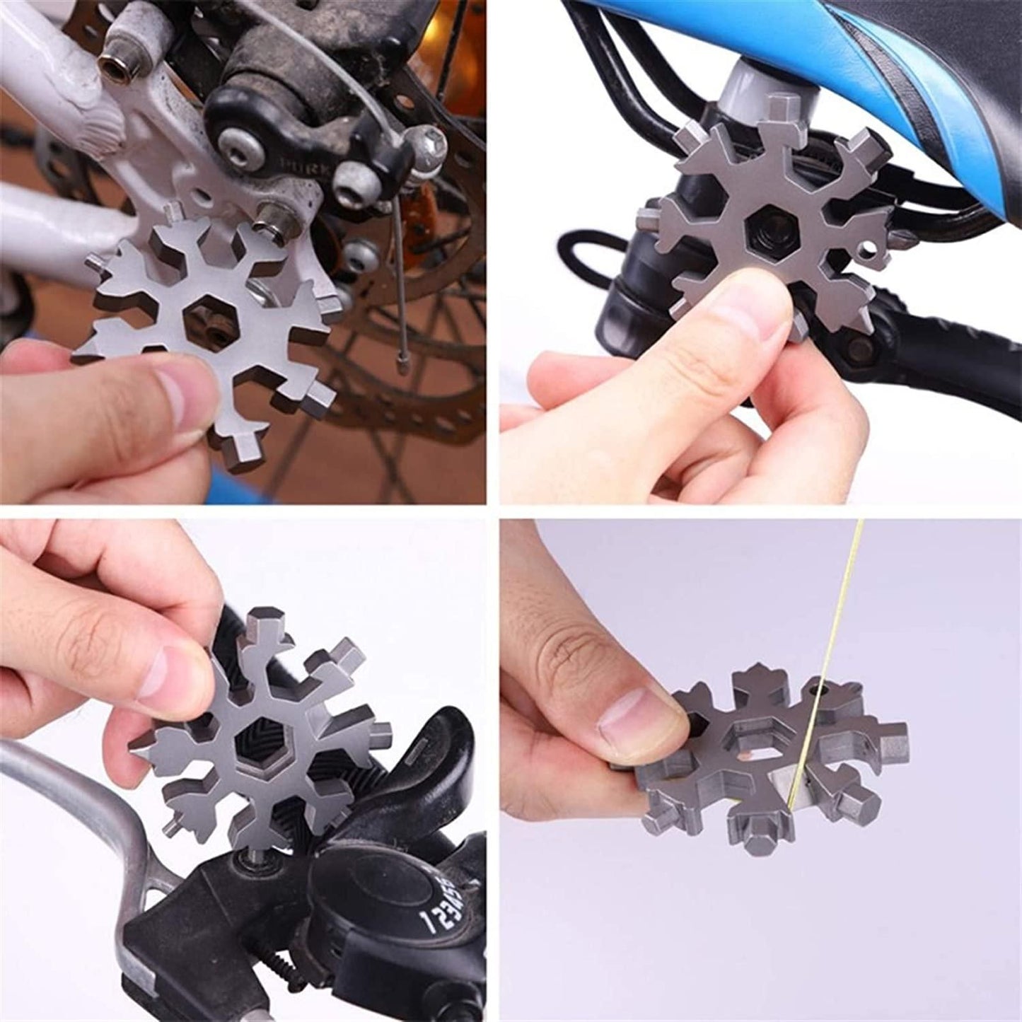 18 in 1 Multi-Purpose Snowflake Shaped Stainless Steel Screwdriver Tool