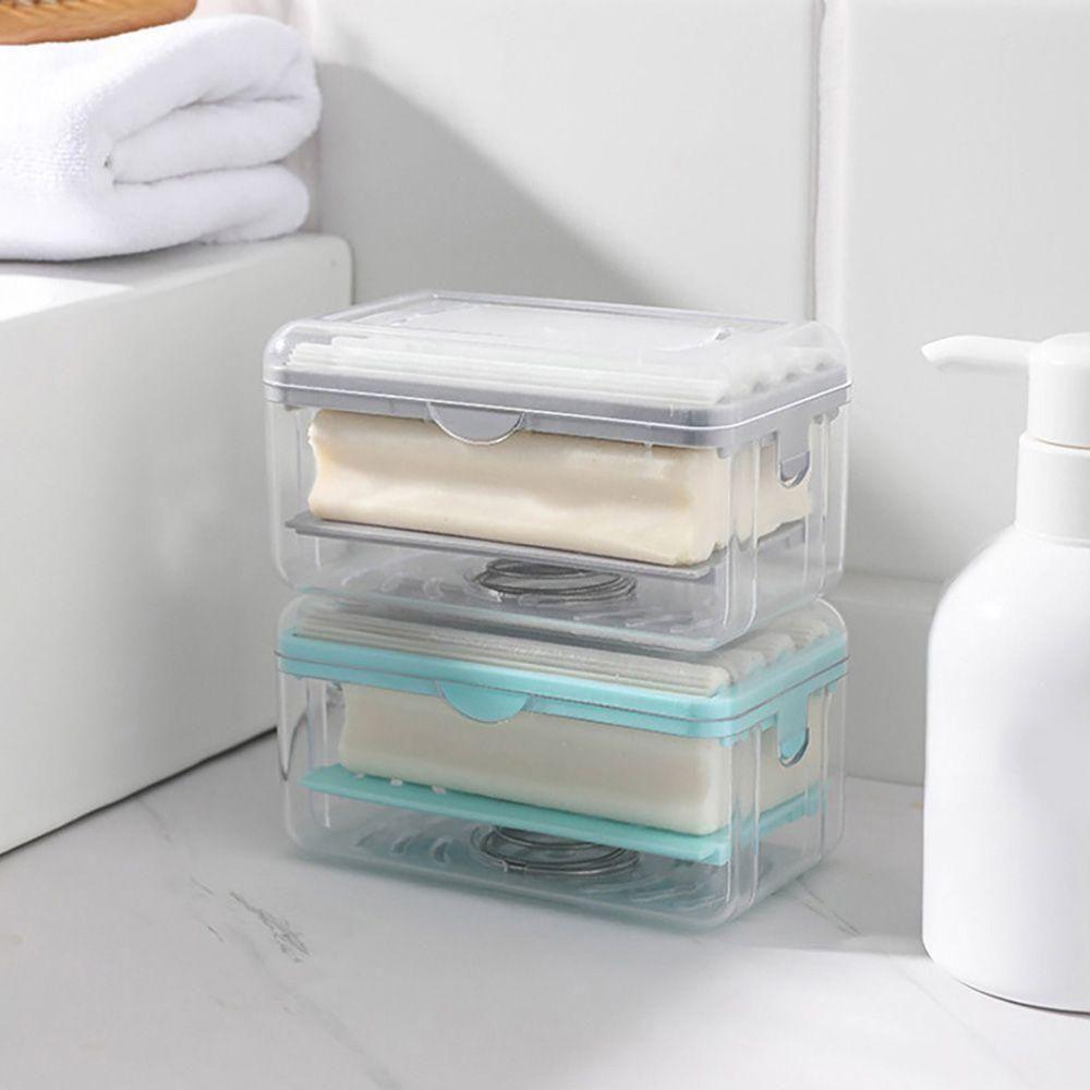 Soap Dispenser-Soap Drain Tray with Spring Bathroom Roller