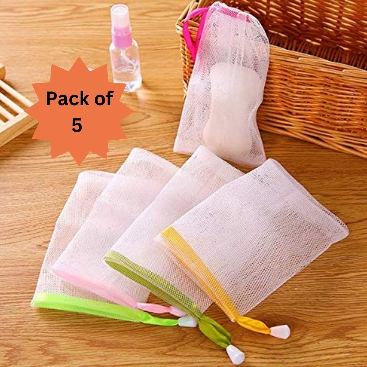 Mesh Soap Pouch (Pack of 5)