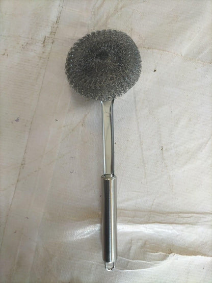 Stainless Steel Scrubber With Handle