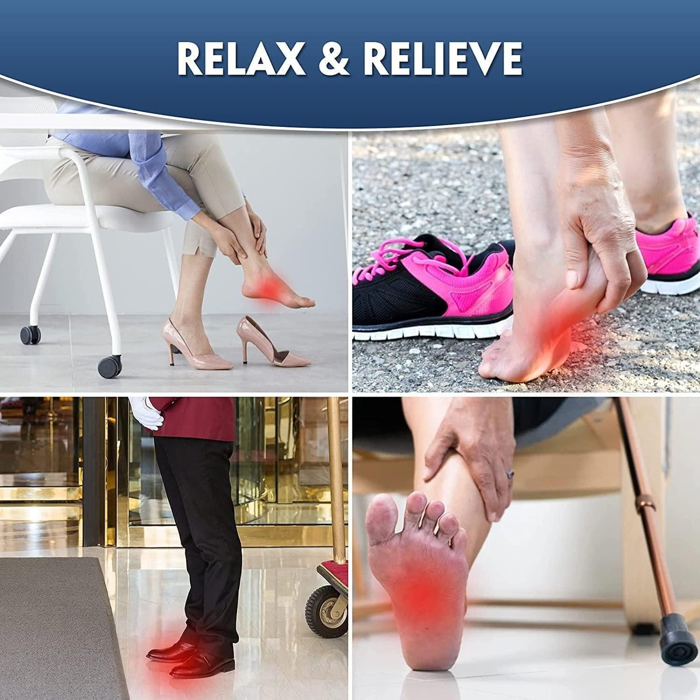 Foot Roller Massager Pad