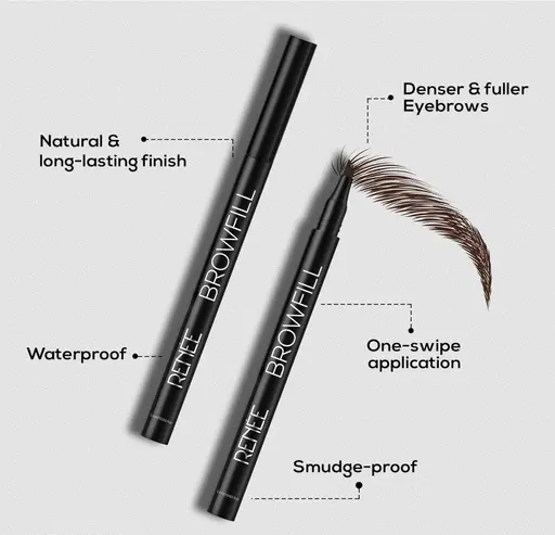 Microblading Eyebrow Pencil with a Micro-Fork Tip Applicator