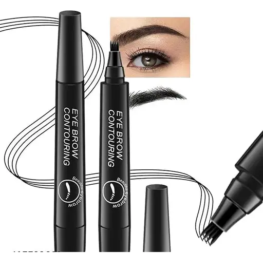 Microblading Eyebrow Pencil with a Micro-Fork Tip Applicator