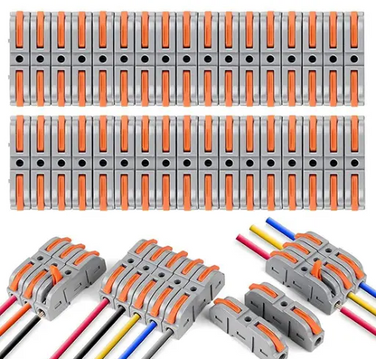 10pcs Wire Connector Universal Connection Terminals, Circuit Inline Splices Electric Cable Connector