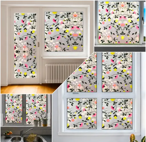 Window Films Privacy Glass Film Self Adhesive Decorative Film